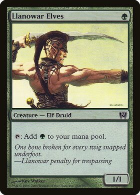 (9ED)Llanowar Elves(F)/ラノワールのエルフ