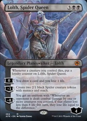 AFR)Lolth Spider Queen(年度入)(F)/蜘蛛の女王、ロルス | (FOIL)神話