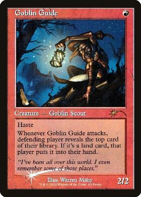 (流星)Goblin Guide(旧枠)(F)/ゴブリンの先達