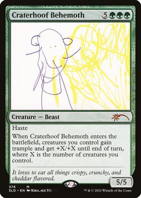 (SLD)Craterhoof Behemoth(376)(F)/孔蹄のビヒモス