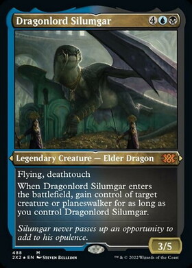 (2X2)Dragonlord Silumgar(488)(ショーケース)(エッチング)(F)/龍王シルムガル