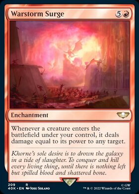 40K)Warstorm Surge(209)(サージ)(F)/戦嵐のうねり | (FOIL)神話レア