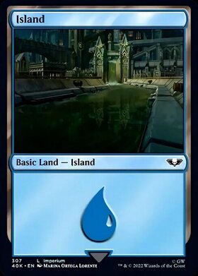 (40K)Island(307)(Imperium)(サージ)(F)/島