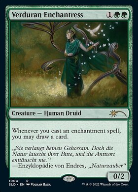 (SLD)Verduran Enchantress/新緑の女魔術師