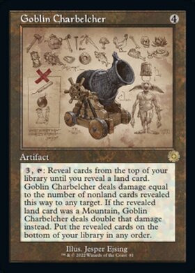 (BRR)Goblin Charbelcher(81)(設計図)(旧枠)(F)/ゴブリンの放火砲