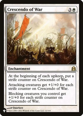 (LIST)Crescendo of War(CMD)/戦争の最高潮