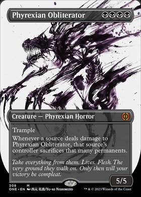 (ONE)Phyrexian Obliterator(308)(ボーダーレス)(胆液)/ファイレクシアの抹消者