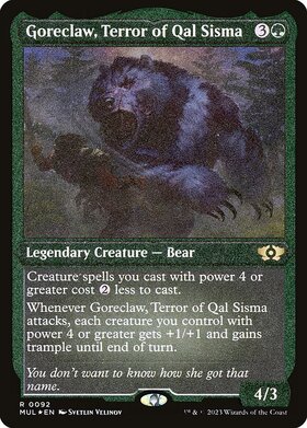 M19)Goreclaw Terror of Qal Sisma(F)/カル・シスマの恐怖、殺し爪