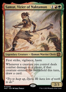 (MAT)Samut Vizier of Naktamun(F)/ナクタムンの侍臣、サムト