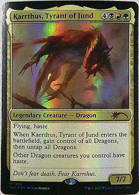 (SLD)Karrthus Tyrant of Jund(F)/ジャンドの暴君、カーサス