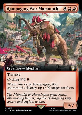 (LTC)Rampaging War Mammoth(0117)(拡張枠)/猛り狂うウォー・マンモス
