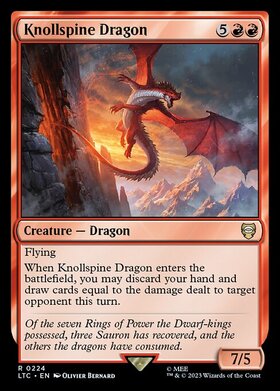 (LTC)Knollspine Dragon/山背骨のドラゴン