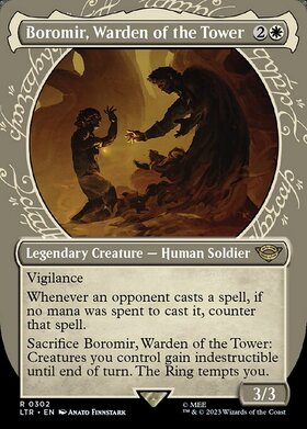(LTR)Boromir Warden of the Tower(0302)(ショーケース)(指輪)/塔の長官、ボロミア
