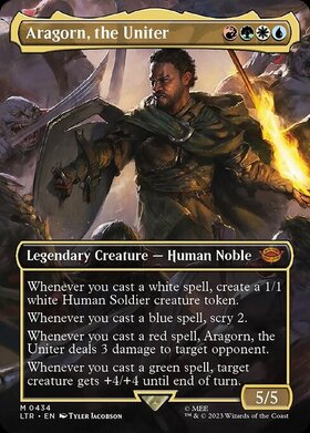 (LTR)Aragorn the Uniter(0434)(ボーダーレス)/統一王、アラゴルン