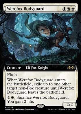 (WOE)Werefox Bodyguard(0329)(拡張枠)/人狐のボディガード