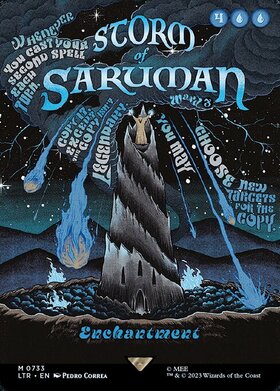 (LTR)Storm of Saruman(0733)(ボーダーレス)(ポスター)/サルマンの嵐