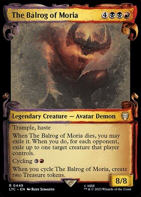 (LTC)The Balrog of Moria(0449)(ショーケース)(巻物)/モリアのバルログ