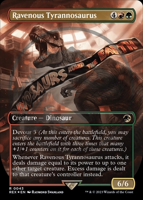 (REX)Ravenous Tyrannosaurus(0043)(ボーダーレス)(ロゴ入)(F)/貪欲なティラノサウルス