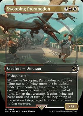 (REX)Swooping Pteranodon(0044)(ボーダーレス)(ロゴ入)(F)/急襲するプテラノドン