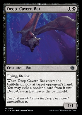 (LCI)Deep-Cavern Bat/大洞窟のコウモリ