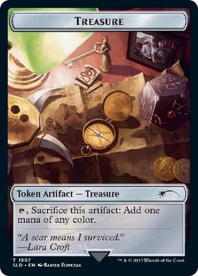SLD)Treasure(1507)(ボーダーレス)(Token)/宝物(トークン) | 神話レア
