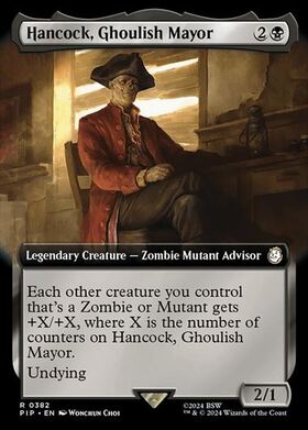 (PIP)Hancock Ghoulish Mayor(0382)(拡張枠)/グールの市長、ハンコック