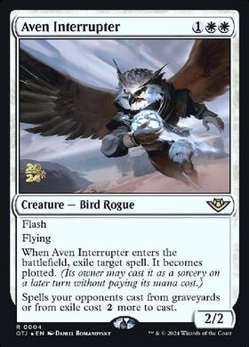 OTJ)Aven Interrupter(F)/エイヴンの阻む者 | (FOIL)神話レア・レア
