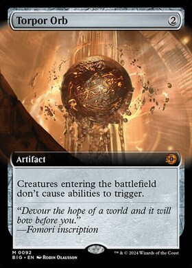 BIG)Torpor Orb(0057)(ショーケース)(宝物庫)(F)/倦怠の宝珠 | (FOIL