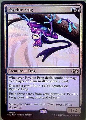 MH3)Psychic Frog(旧枠)(0433)(F)/超能力蛙 | (FOIL)神話レア・レア