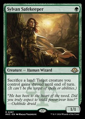 MH3)Sylvan Safekeeper(0287)(F)/森を護る者 | (FOIL)神話レア・レア