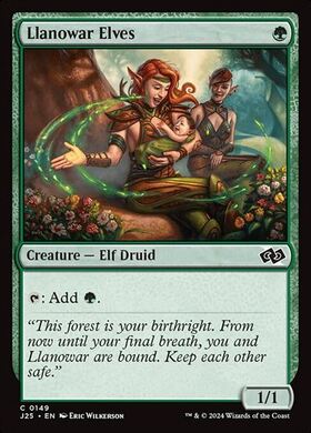FDN)Llanowar Elves(0439)(ショーケース)(ジャパン)(フラクチャー)(F
