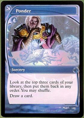 PRM)Ponder(Promo)(未来枠)(F)/思案 | (FOIL)神話レア・レア