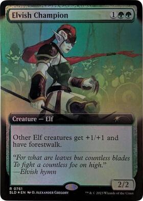 INV)Elvish Champion(F)/エルフのチャンピオン | (FOIL)神話レア・レア