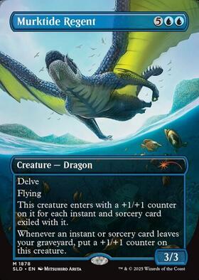 MTG 希少 スケッチ版 濁浪の執政　Murktide Regent 4枚セット MH2)Murktide Regent(LIST仕様)/濁浪の執政 | 神話レア・レア