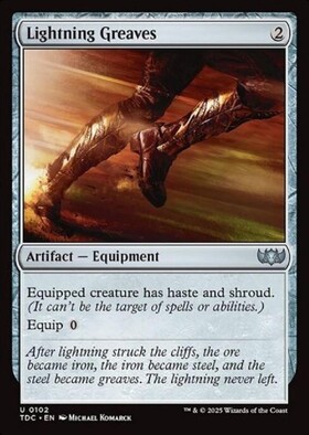 MSC)Lightning Greaves(0202)/稲妻のすね当て | コモン・アンコモン