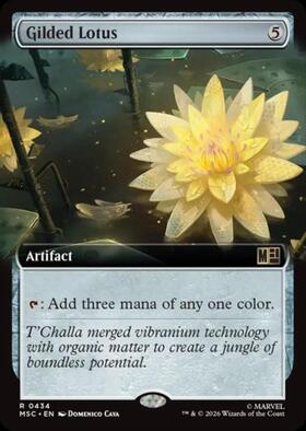 MTG【Foil】金粉の水蓮/Gilded Lotus１枚 MSC)Gilded Lotus(0199)(サージ)(F)/金粉の水蓮 | (FOIL)神話レア